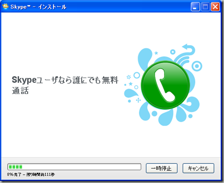 Skype™ - インストール 20100525 223407